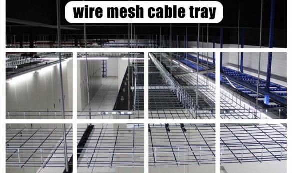 Wire mesh cable tray